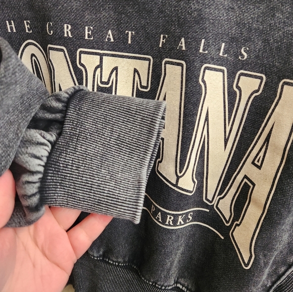 Garage- montana graphic crop sweatshirt - Picture 4 of 6